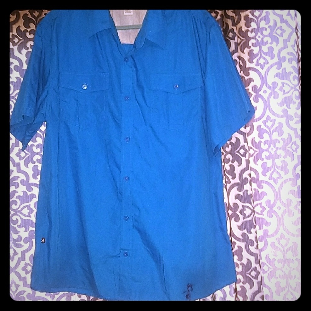 ⚘3/$15⚘Men's Casual Turquoise Shirt